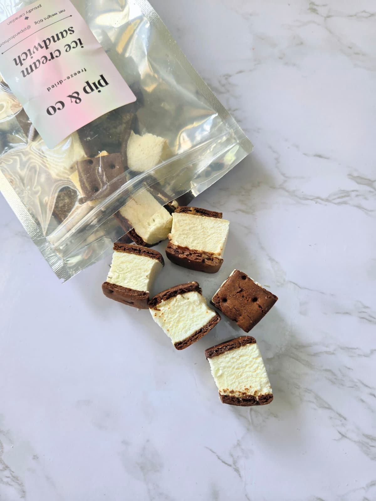 Freeze Dried Ice Cream Sandwiches